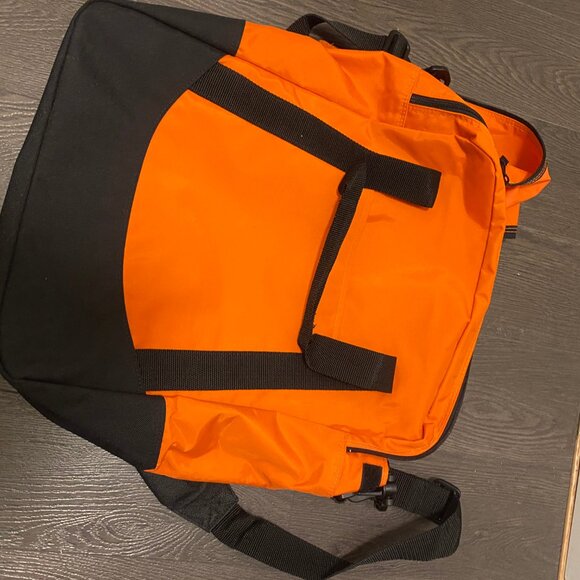 L.L. Bean Shoulder Messenger Bag Vintage 90’s Rare Orange Adjustable - Picture 7 of 13